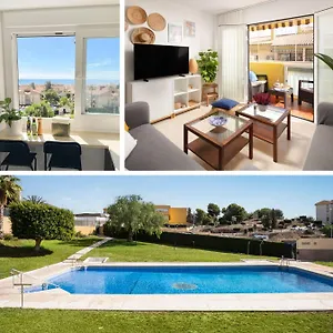  Apartamento Gran Sol 3br - Pool - Sea View - 10 Min To